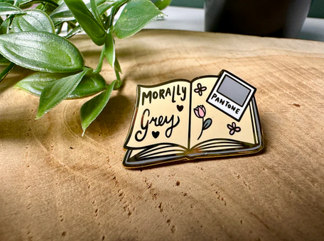 Morally Grey Enamel Pin