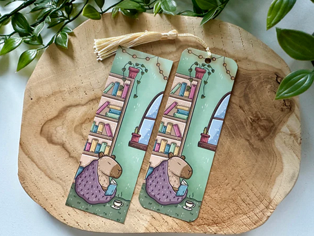 Cosy Capybara Bookmark