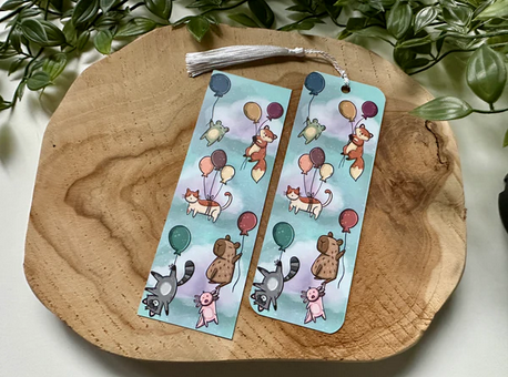 Balloon Friends Bookmark