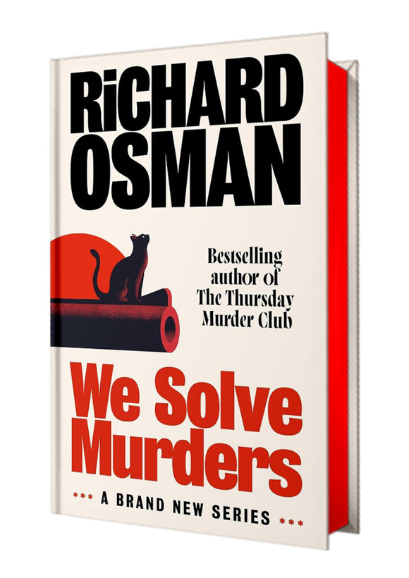 We Solve Murders - Richard Osman (Sprayed Edge Hardcover)