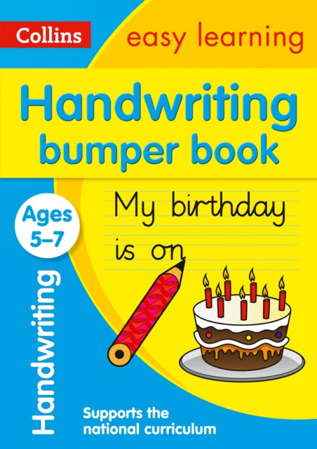 Easy Learning: Handwriting Bomper Book (Ages 5-7)
