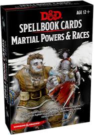Dungeons & Dragons 5.0 - Spellbook Cards: Martial Powers & Races